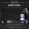 Animated stream overlay, Retro stream overlay, Dark stream overlay, Animated dark retro overlay, Dark retro obs overlay package, Animated stream alerts, animated retro twitch overlay, retro stream overlay package, STREAM RETRO BLACK, DARK OVERLAY, Black and White stream overlay, Black and white twitch overlay, black and white twitch