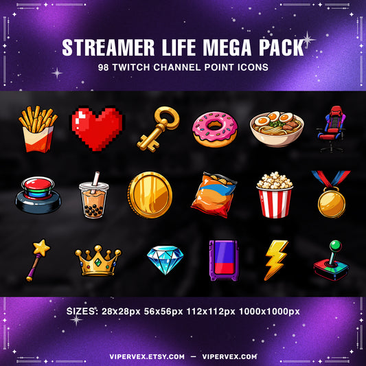 Twitch Channel Points Icons Set 98