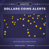 Dollars Coins Donation Animated Stream Alerts | 4x Multiple Colors Animated Alerts | Twitch Stream Alerts Streamlabs | Twitch Alerts