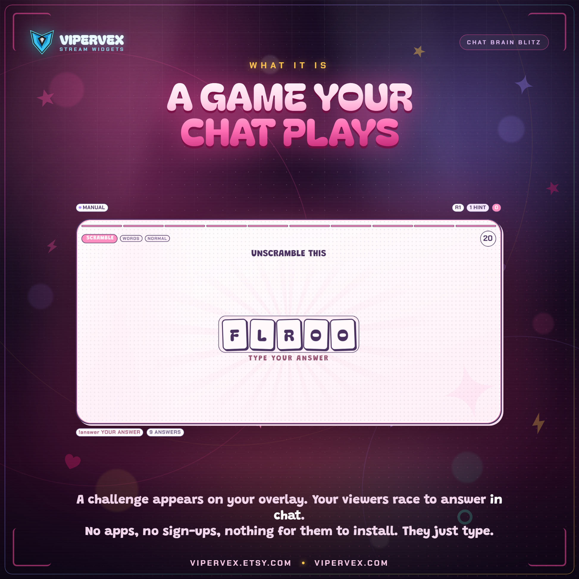 Overview of the quiz widget: rounds, difficulty levels, scoring and themes