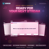 ViperVex branding card for the chat quiz game stream widget