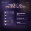 Overview of the animated chat overlay sitting beside gameplay on a stream