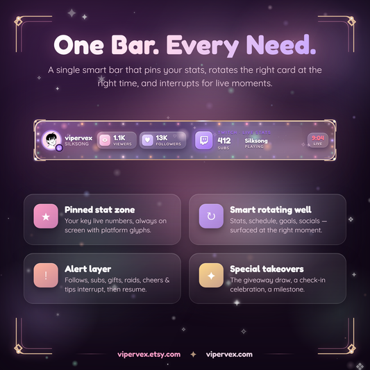 Overview of the NEXUS all in one command bar overlay