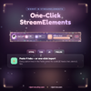 Installing the command bar in StreamElements with the Fields panel