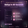 Quick setup steps for the Twitch giveaway and check in command bar
