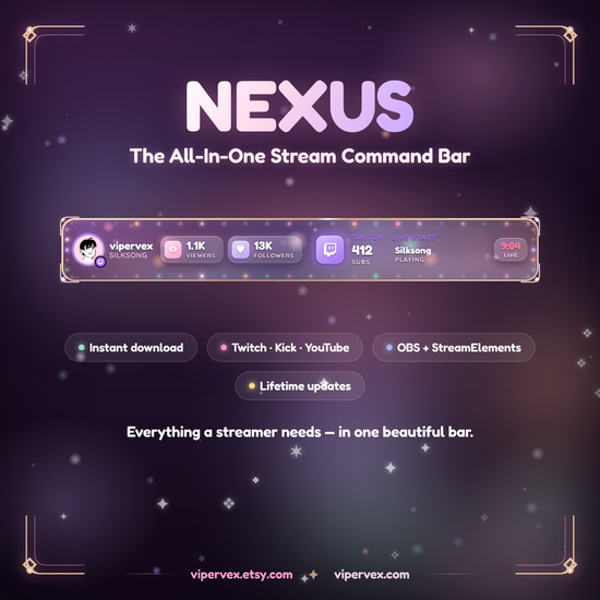 NEXUS all in one command bar by ViperVex closing card