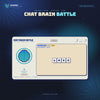 Product video: a round runs, chat answers, and the Brain Core gains power before the rank orbit fills