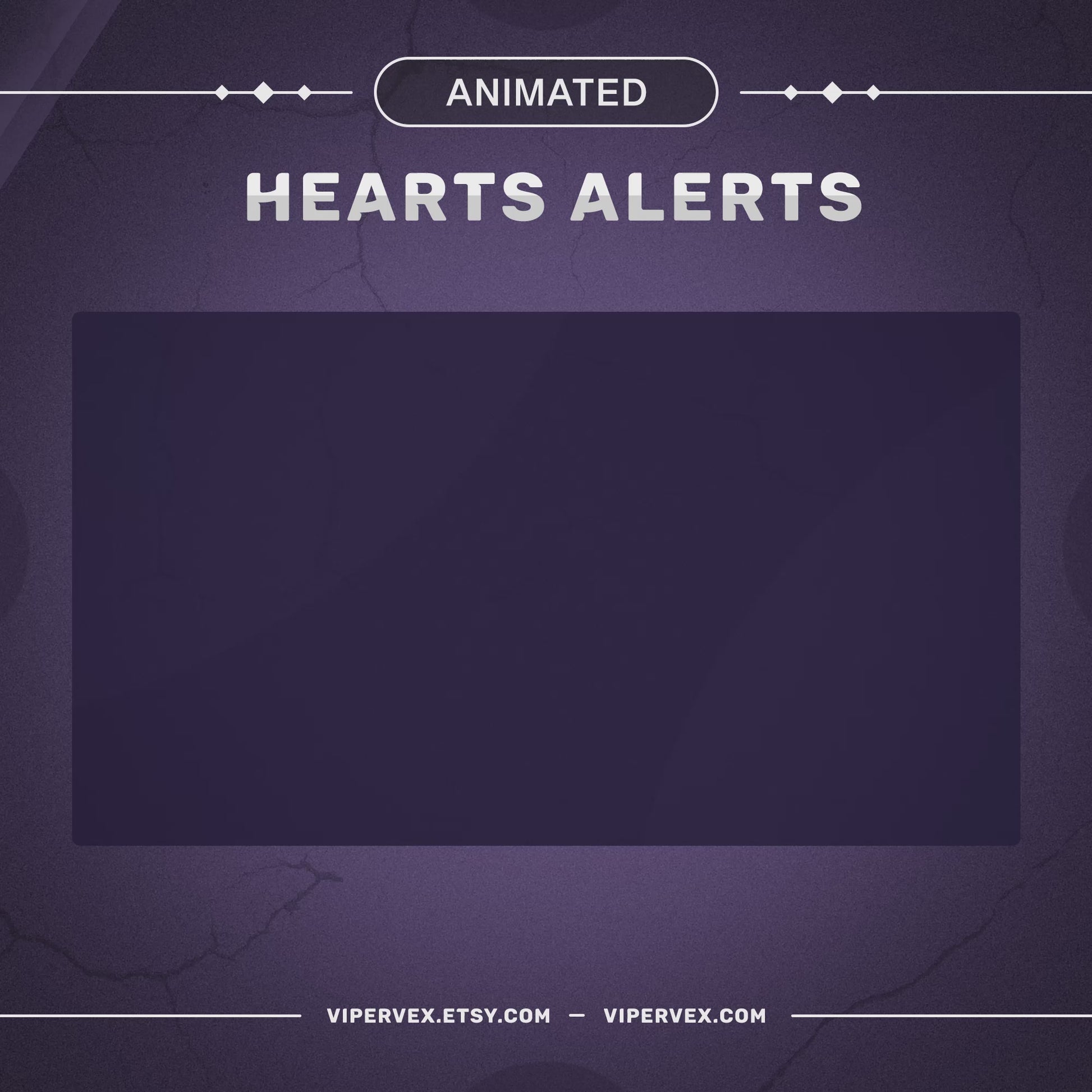 Animated Hearts Twitch Stream Alerts | 4 different colors | Twitch Stream alerts | Streamlabs and StreamElements alerts