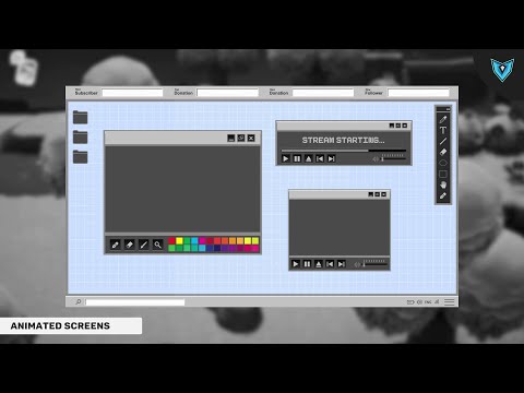 free stream pack, twitch overlay lofi, cozy twitch overlay