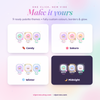 Ten palette themes including Candy, Midnight, Winter, Valentine and Sakura