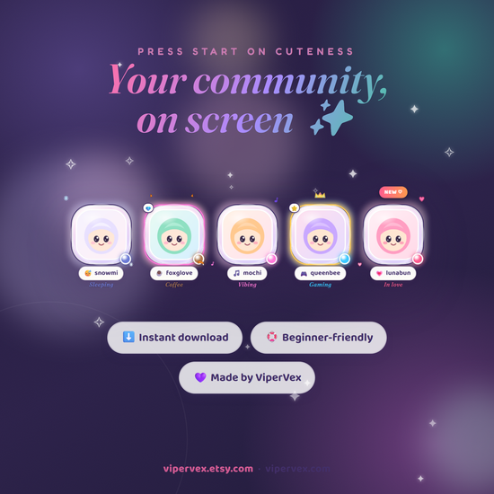 PRESENCE viewer status widget by ViperVex closing card