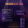 Viewers answering in chat with their names appearing on the scoreboard
