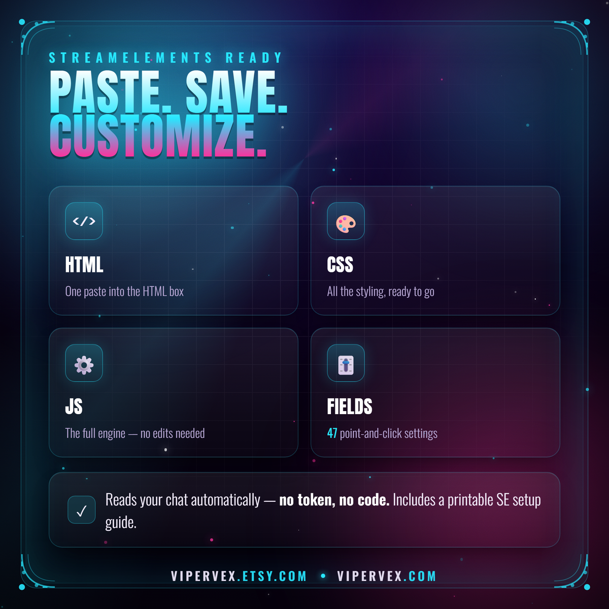 Setting up the giveaway in StreamElements with the Fields panel