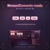 Setting up the word game in StreamElements with four files and the Fields panel