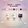 The eleven customisable colours from mailbox and trim through to particles