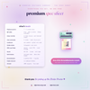 Full feature summary for the Social Sticker Printer widget