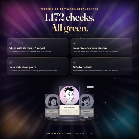 TRIPTYCH viewer spotlight widget by ViperVex closing card